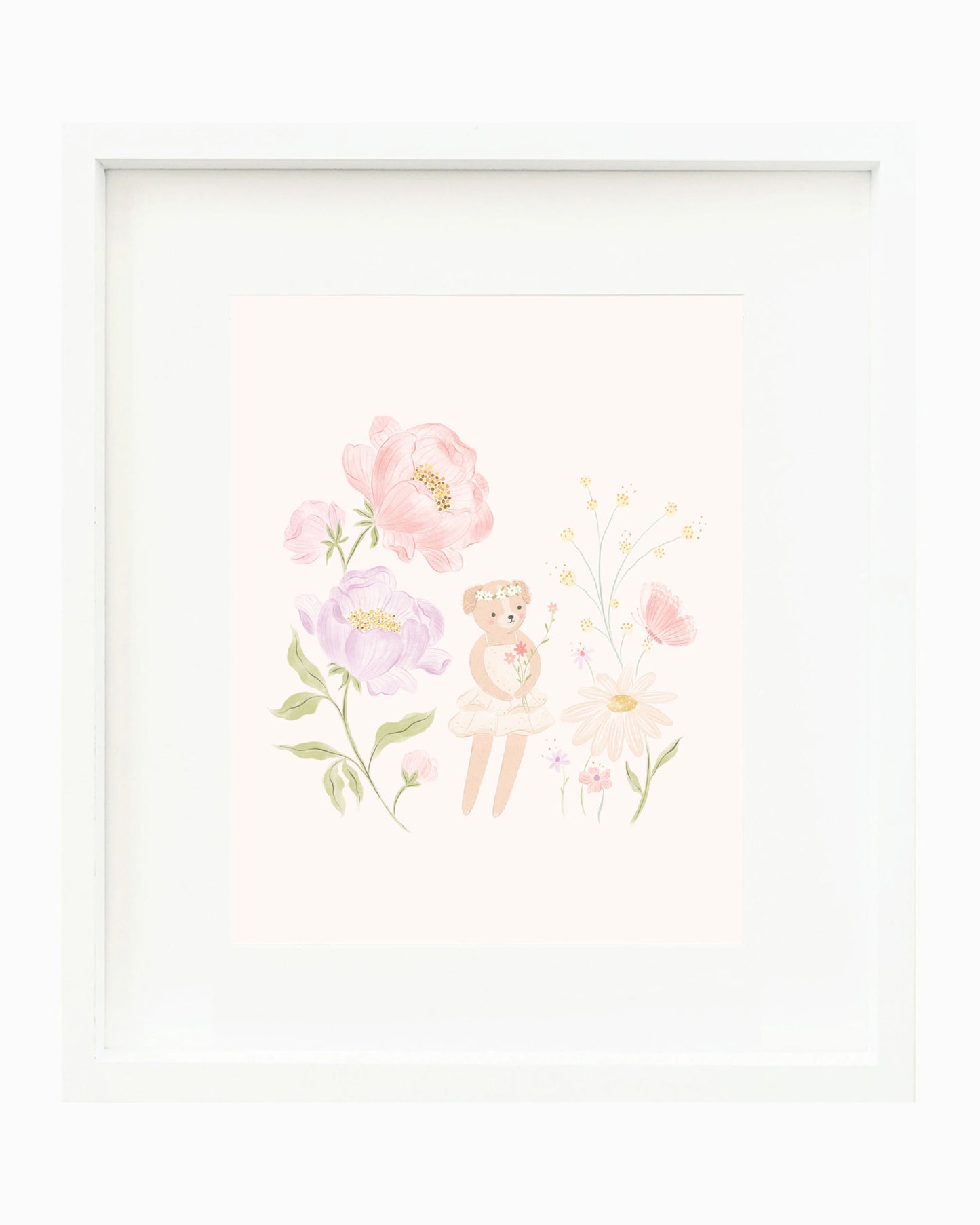 Evelyn the golden puppy (tinsel)