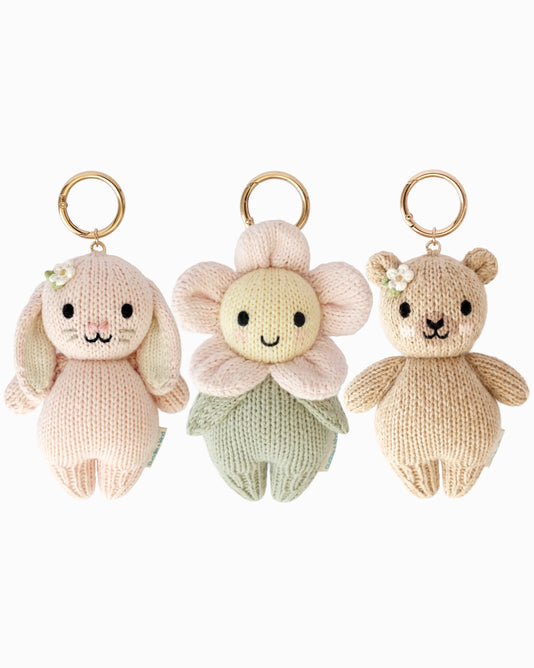 Baby bag charm set (floral)