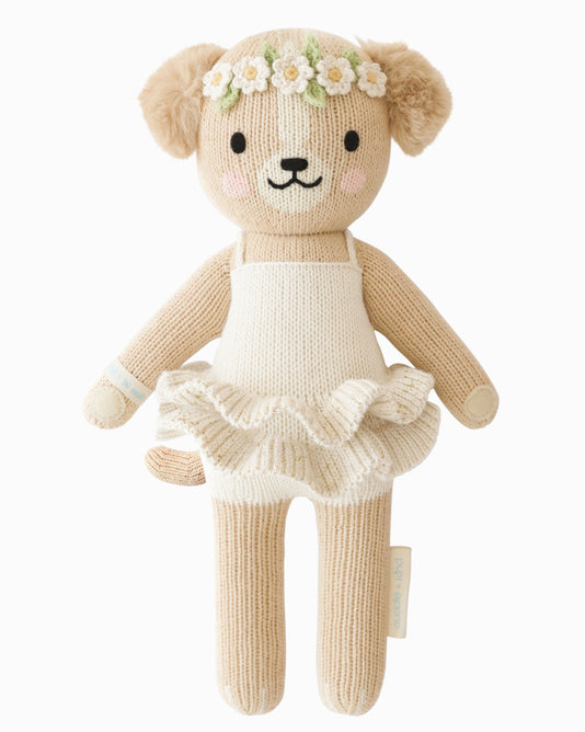 Evelyn the golden puppy (tinsel)