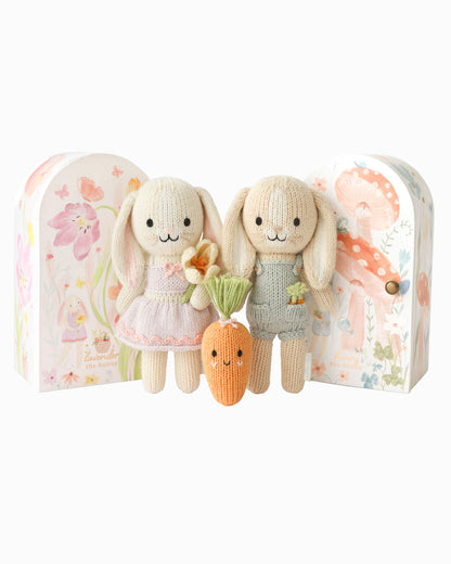 Tiny Easter bunny family (baby carrot)