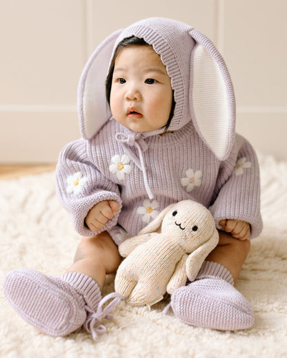 Chunky knit set (violet)