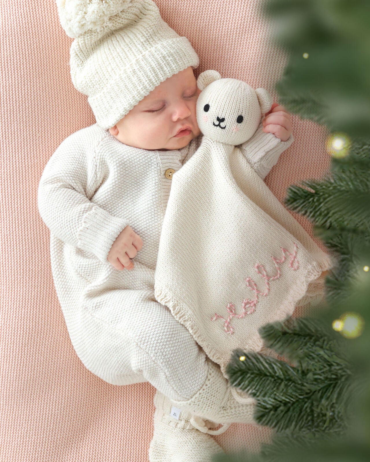 Baby polar bear lovey