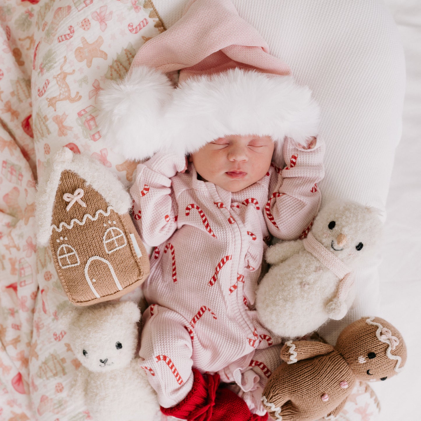 Santa hat | baby pink