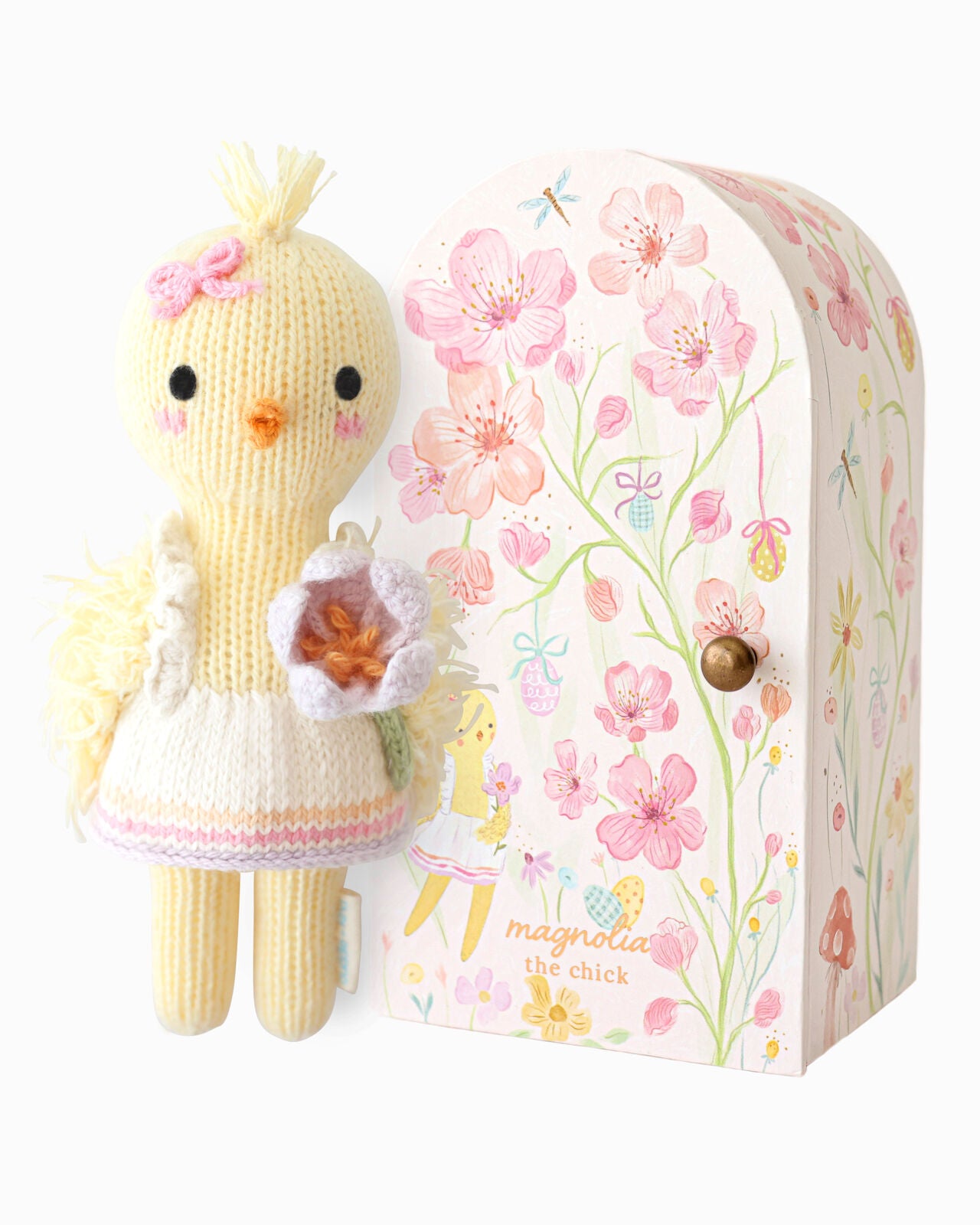 Tiny Easter friends (baby chick + daisy)