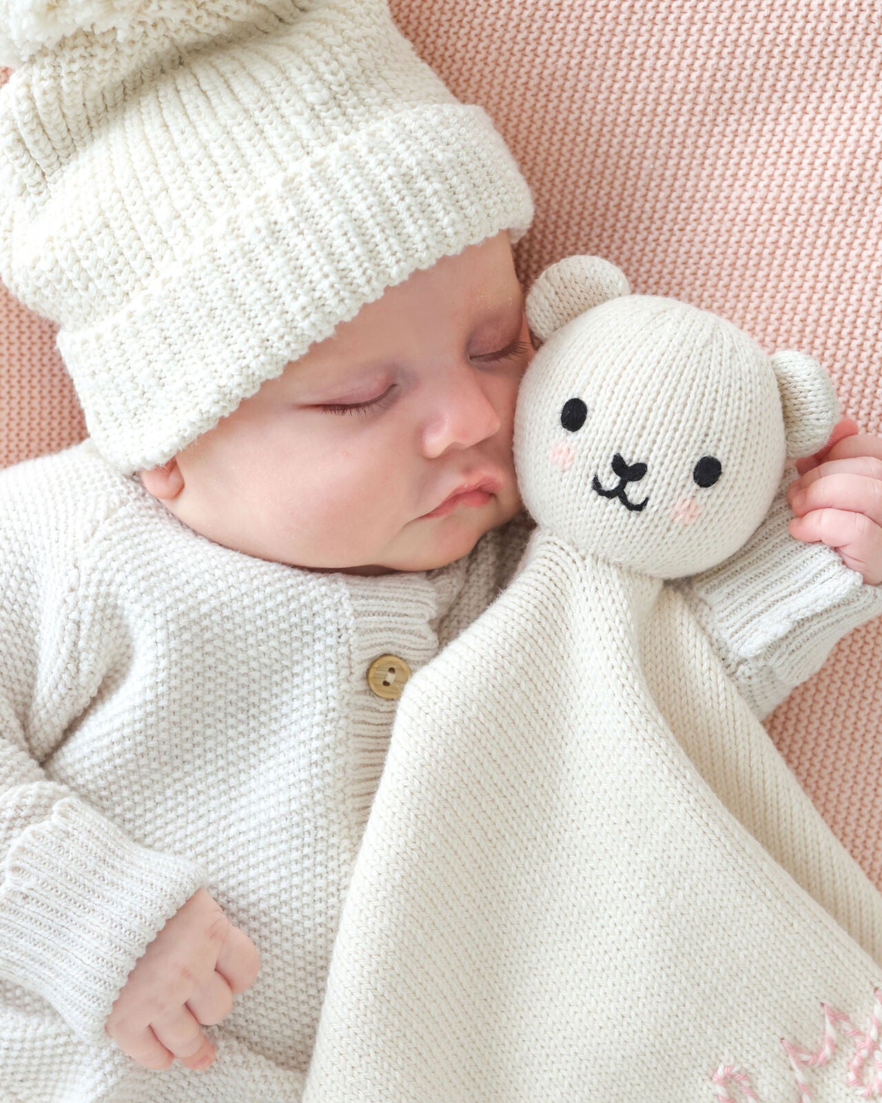 Baby polar bear lovey