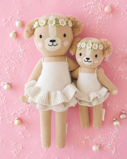 Evelyn the golden puppy (tinsel)