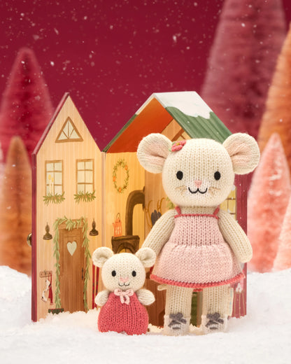 Tiny baby mouse (cranberry)