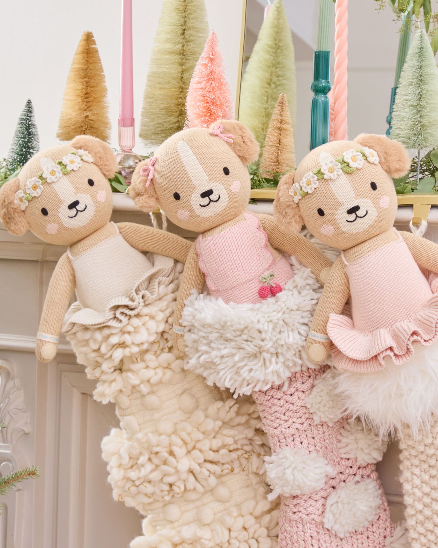 Evelyn the golden puppy (ballet pink)