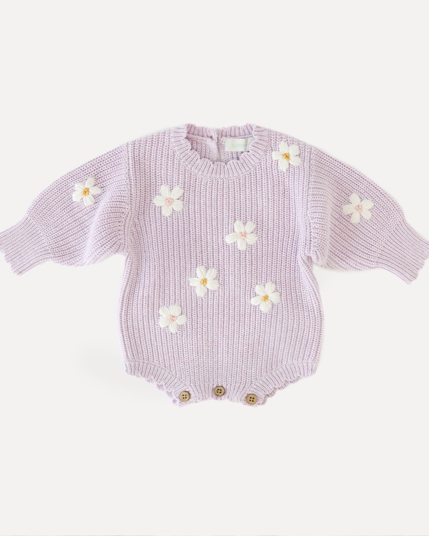 Chunky knit set (violet)