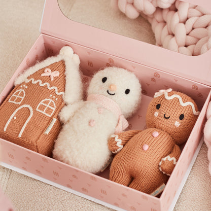 Baby gingerbread house (powder pink)