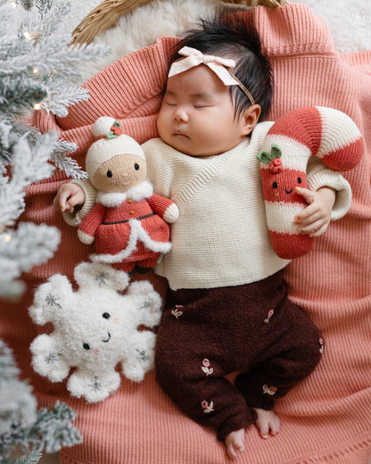 Baby candy cane (blush stripe)
