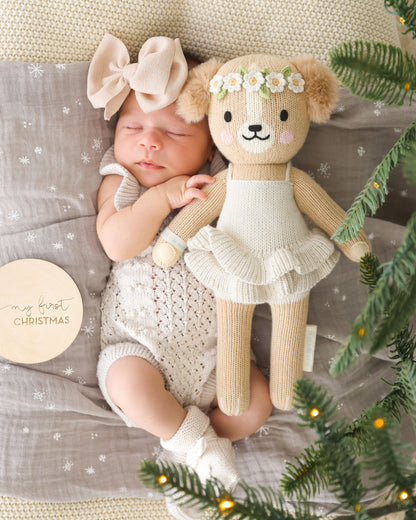 Evelyn the golden puppy (tinsel)