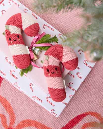 Baby candy cane (blush stripe)