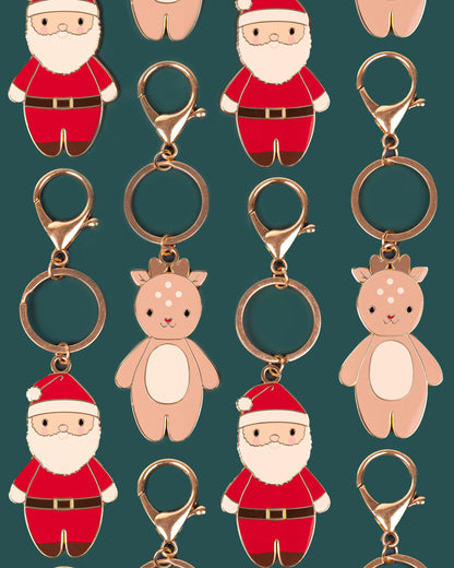 Santa bag charm