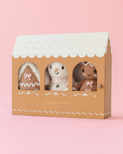 Blush Christmas Gingerbread House