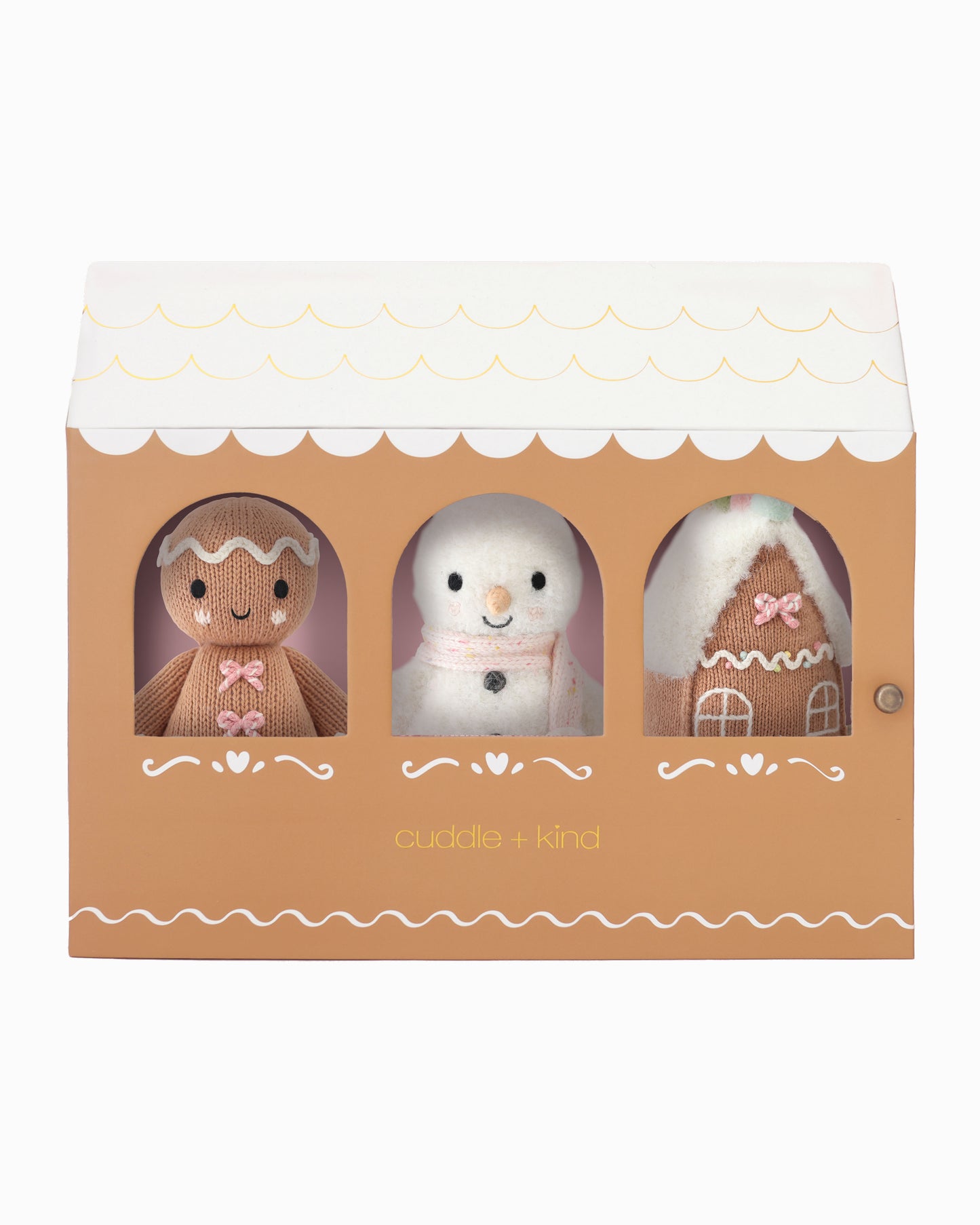 Blush Christmas Gingerbread House