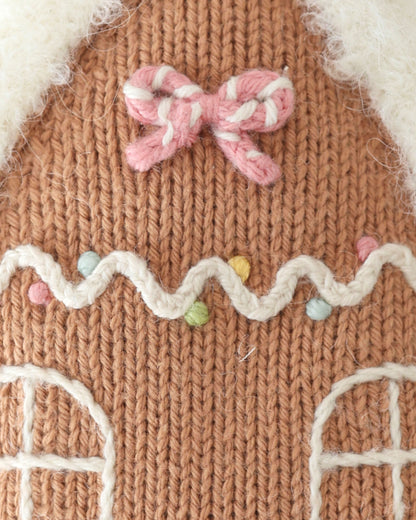 Blush Christmas Gingerbread House