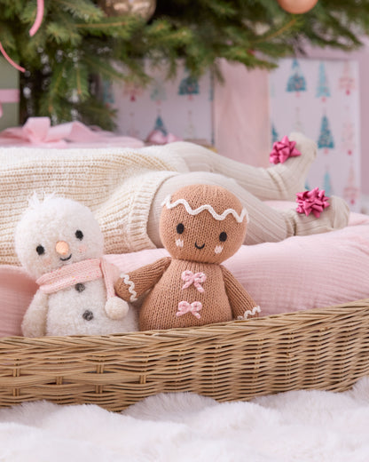 Blush Christmas Gingerbread House