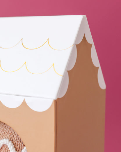 Blush Christmas Gingerbread House